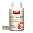 Jarrow Formulas Zinc Balance 15 mg - 100 Servings (Veggie Caps) - Ψευδάργυρος με χαλκό - Βασικά Ορυκτά για την υποστήριξη του ανοσοποιητικού συστήματος - Συμπλήρωμα υποστήριξης ανοσοποιητικού - συμπλήρωμα χαλκού χωρίς γλουτένη, Vegan