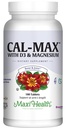 Maxi Health Calcium 1000 mg με Βιταμίνη D3 (400 IU) και Μαγνήσιο (750 mg) - Cal Max Συμπλήρωμα διατροφής για τα οστά, τα δόντια και την κοινή υποστήριξη - για άνδρες και γυναίκες - 180 δισκία