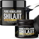 (2 Pack) Shilajit Καθαρή οργανική ρητίνη Ιμαλαΐων - Φυσικό αυθεντικό εργαστήριο δοκιμαστεί Φόρμουλα για άνδρες, γυναίκες - Χωρίς βαρέα μέταλλα - 600mg Μέγιστη δύναμη με 85+ Trace Minerals Golden Grade Shilajit συμπλήρωμα