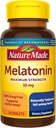 Nature Made Melatonin 10mg Extra Strength Tablets, Συμπλήρωμα διατροφής για τον Ξεκούραστο Ύπνο, 30 Count, 30 Day Supply