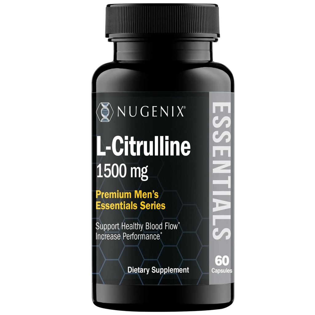 Nugenix Essentials L-Citrulline συμπλήρωμα για την αυξημένη ροή αίματος και την απόδοση - 1500 mg, 60 κάψουλες
