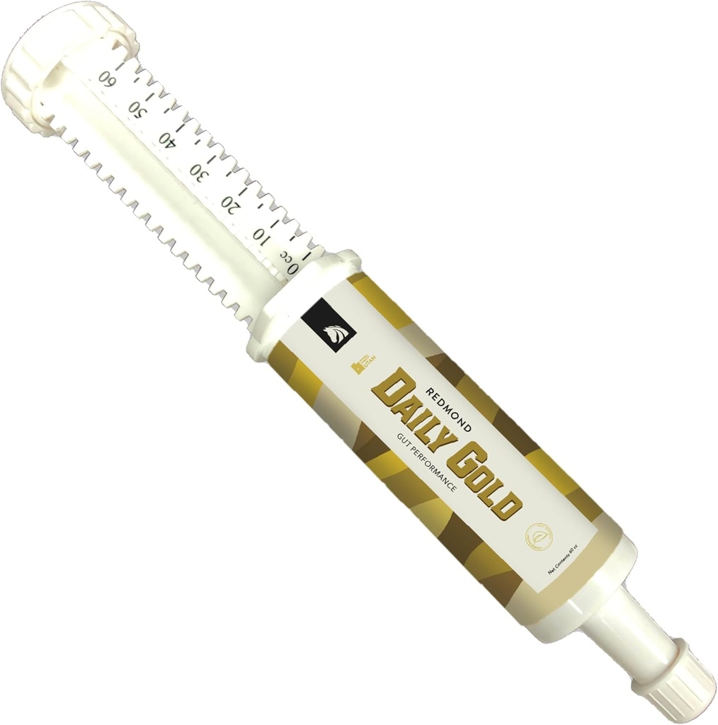 REDMOND Καθημερινή Gold Syringe Φυσικό θεραπευτικό πηλό για γαστρικά ελκή στα άλογα (Listric Ulcers) (Single Pack)