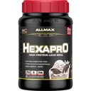 ALLMAX HEXAPRO, Cookies & Cream - 2 lb - 25 Grams of Protein Per Serving - 8-Hour Sustained Release - Zero Sugar - 21 Servings