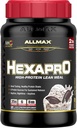 ALLMAX HEXAPRO, Cookies & Cream - 2 lb - 25 Grams of Protein Per Serving - 8-Hour Sustained Release - Zero Sugar - 21 Servings