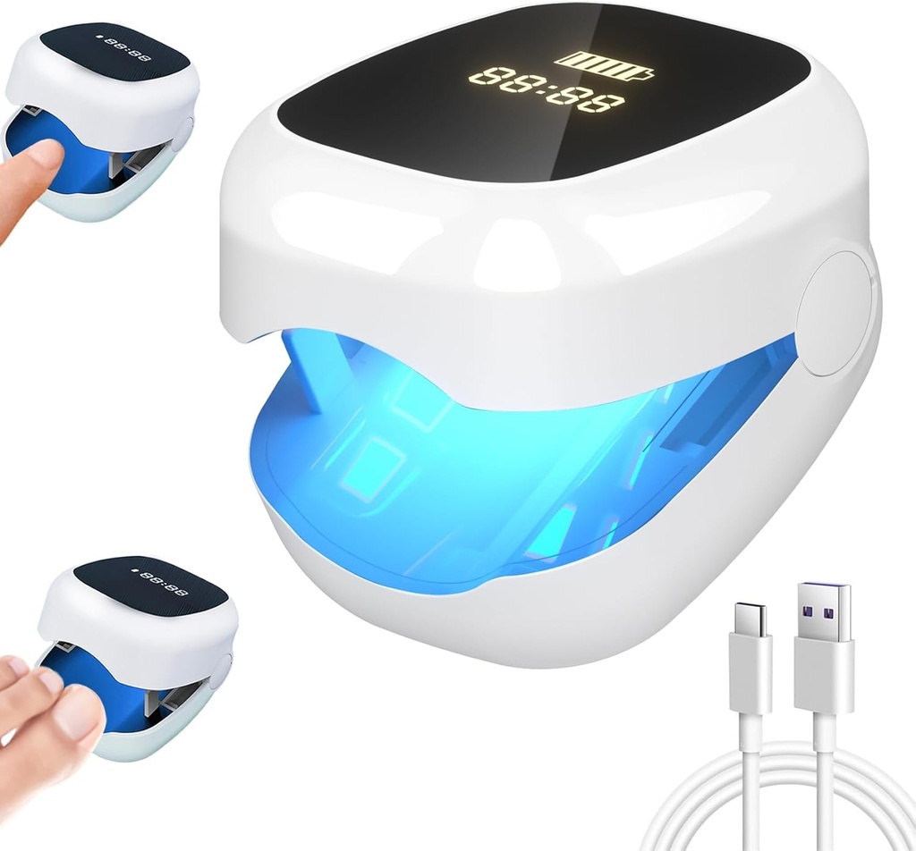 Θεραπεία με λέιζερ Nail Fungus Led Ελαφριά Συσκευή-για μυκητιασικές μολύνσεις νυχιών, βοηθώντας στην αποκατάσταση της υγείας και βελτιώνοντας σημαντικά τα συμπτώματα όπως παραμόρφωση και επώδυνο περπάτημα (λευκό)