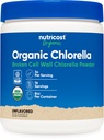 Nutricost Organic Chlorella Powder 8oz - 3000mg Per Serving - Non-GMO, Gluten Free