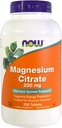 Now Foods Magnesium Citrate 200mg, 250 Tablets (Pack of 2)