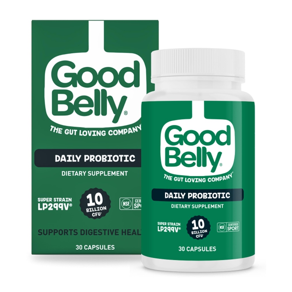 GoodBelly Probiotic Κάψουλες για Digestive Health 