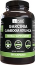 ΑΝΩΤΑΤΑ ΑΡΧΙΚΑ ΣΥΣΤΑΤΙΚΑ Garcinia Cambogia, Χωρίς Μαγνήσιο ή Ρύζι Fillers, Πάντα καθαρό, Εργαστήριο Επαληθευμένο (365 κόμης)