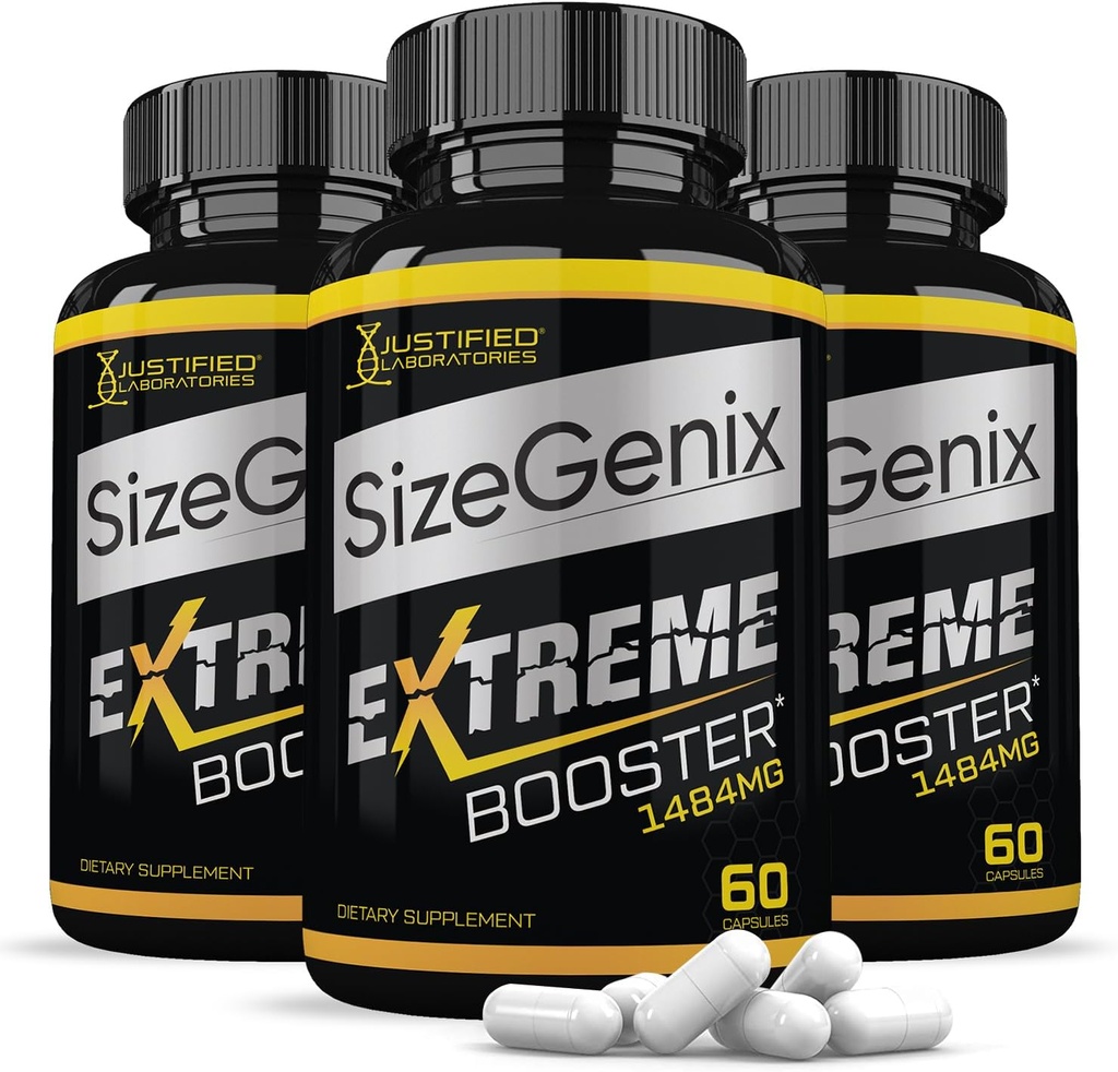 Αιτιολογημένα Εργαστήρια (3 Συσκευασία) Sizegenix Άνδρες Συμπλήρωμα Υγείας 1484mg180 Κάψουλες