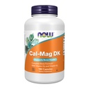 NOW Συμπληρώματα τροφίμων, Cal-Mag DK με βιταμίνη D-3 και βιταμίνη K-2, Υποστηρίζει την υγεία των οστών*, 180 κάψουλες
