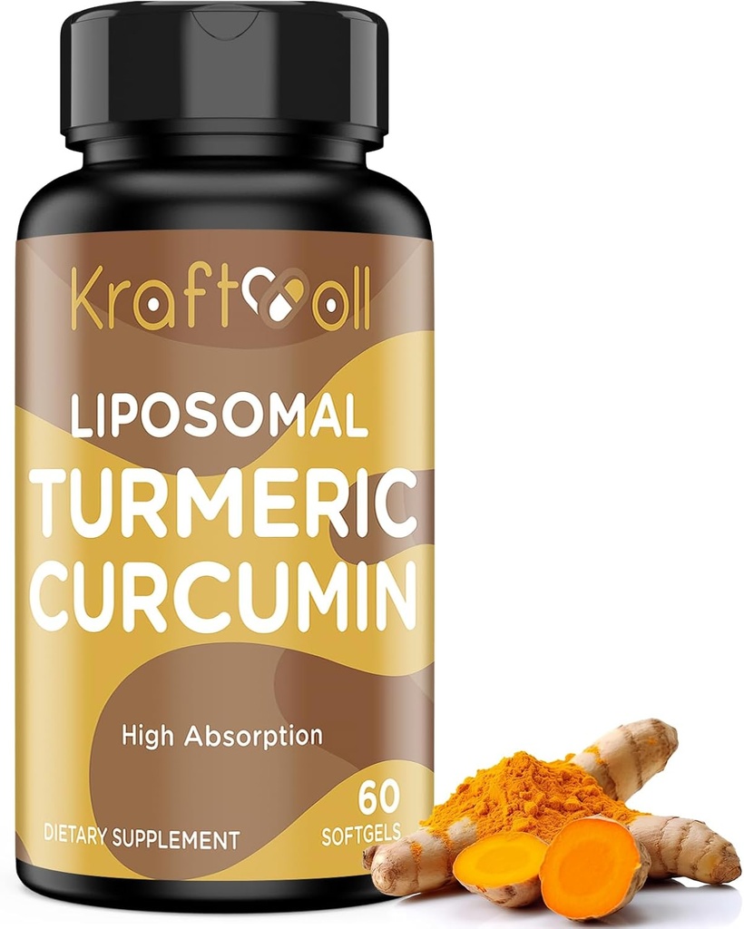 Liposomal Turmeric Curcumin Συμπλήρωμα 60 Softgels