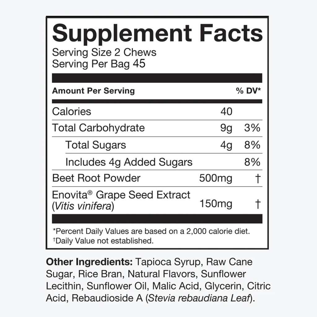 Ανθρώπινος Ν SuperBeets Κούπες, 90 μέτρα