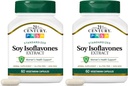 21st Century Soy Isoflavones Veg Capsules, 60Count (Pack of 2)