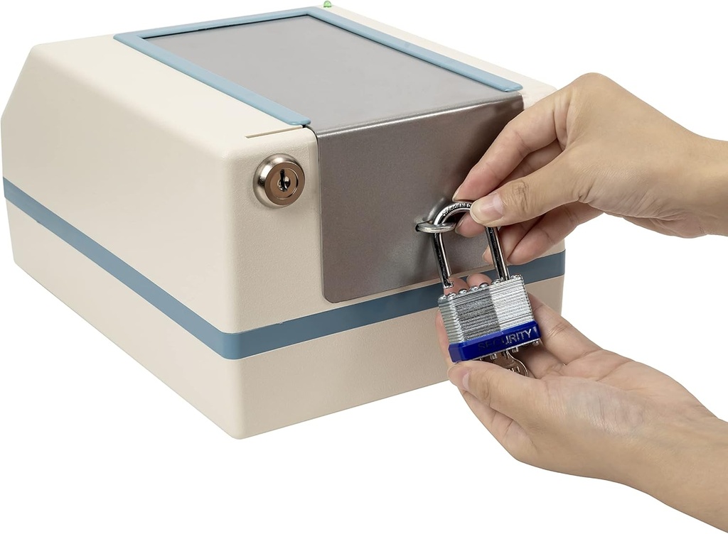 e-Pill CompuMed Safe - Tamper Ανθεκτικό Αυτόματος Διανομέας Χάπια - Μεταλλικό Κάλυμμα Ασφαλείας με Padlock