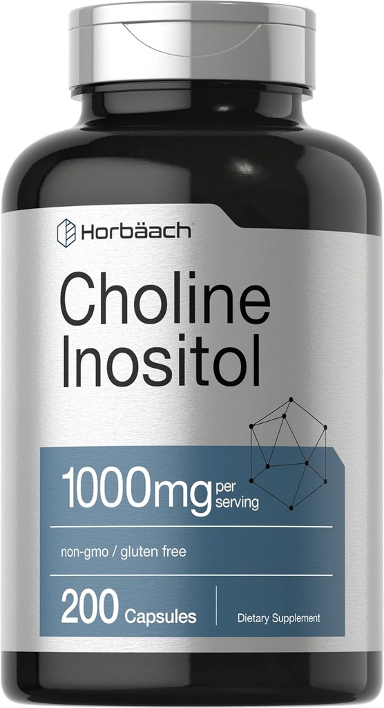 Horbaach Choline Inositol 1000mg συμπλήρωμα 