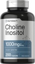Horbaach Choline Inositol 1000mg συμπλήρωμα 