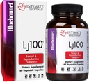 Bluebonnet Διατροφή Intimate Απαραίτητα LJ100, Χωρίς σόγια, Χωρίς γλουτένη, Μη ΓΤΟ, Γαλακτοκομικά-ελεύθερο, Kosher Certified, Vegan, 60 κάψουλες, 30 εξυπηρετούν