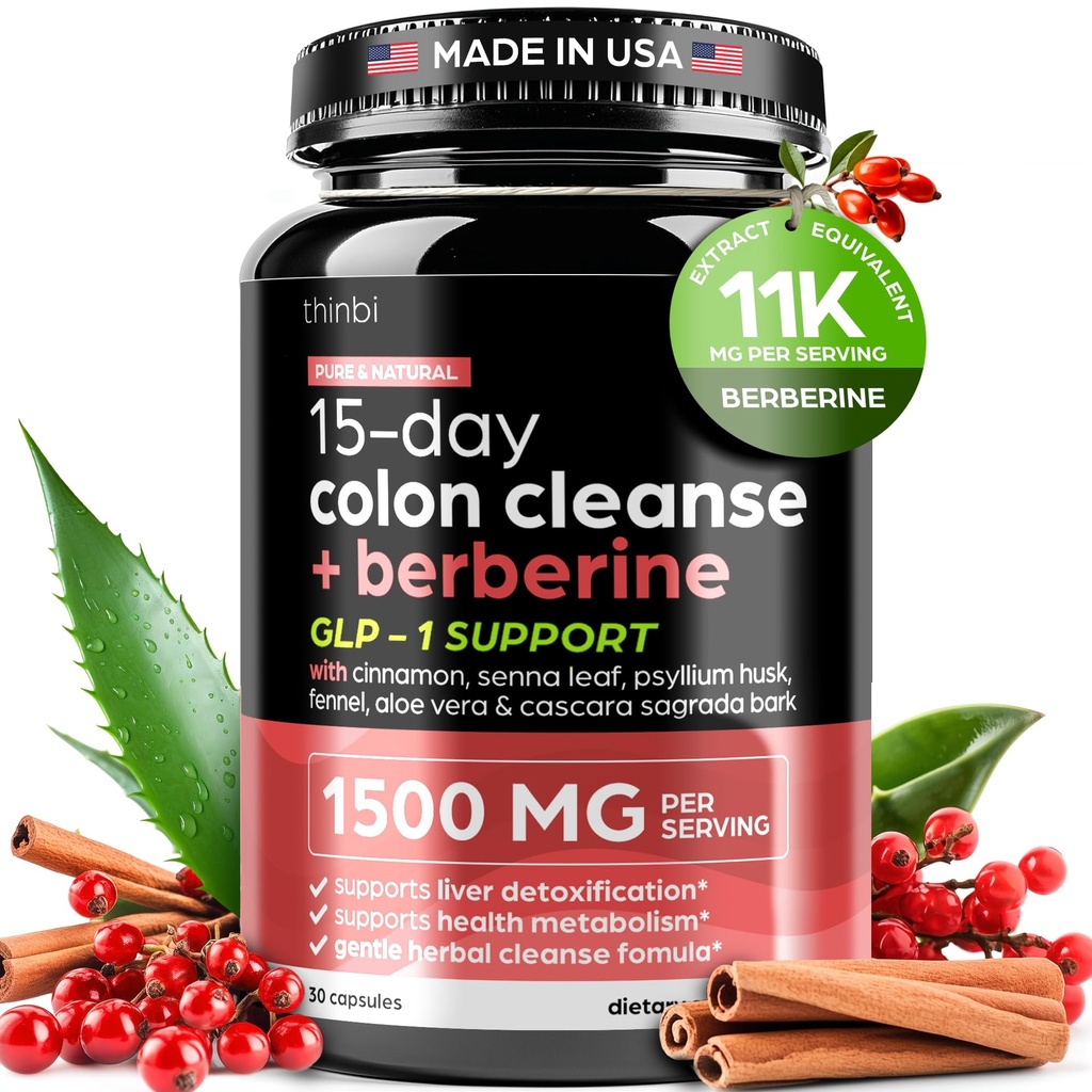 Advanced Ketogenic Colon Cleanse with Berberine 1500mg – Παράσιτο 15 ημερών Detox για άνδρες και γυναίκες – Extra Strength Formula με Senna Leaf για ταχεία δυσκοιλιότητα ανακούφιση, υγεία των ούρων & Bloating Μείωση