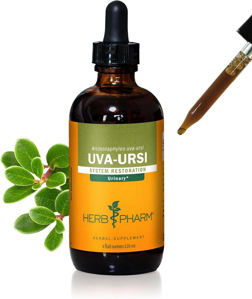 Βότανο Pharm Uva Ursi υγρό εκχύλισμα για την υποστήριξη συστημάτων ούρων - 4 ουγγιά