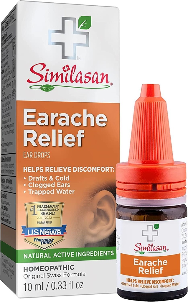 Similasan Earache Relief Ear Drops 10 mL ( 2 τεμ.)
