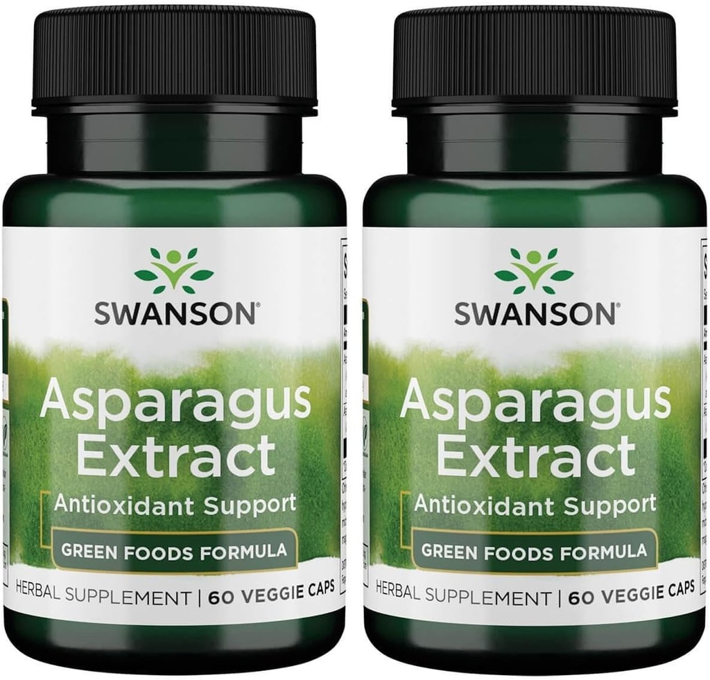 Swanson Full Spectrum Asparagus Young Shoots 400 mg 60 Caps (2 Συσκευασία)