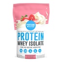 Μερίδες Master CFM Whey Isolate Protein Powder, 2 LB, 23g χαμηλής υδατανθράκων, χαμηλής περιεκτικότητας σε λίπος, ψυχρής παραγωγής, γρήγορη απορρόφηση, μυϊκή ανάπτυξη & υποστήριξη αποκατάστασης (Strawberries & Cream)