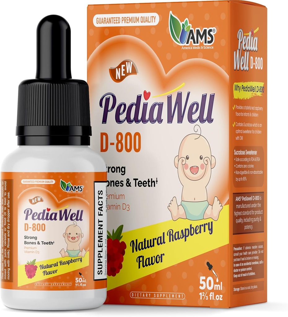 America Medic & Science PediaWell D-800 (50 mL) 