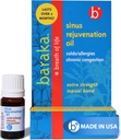 Baraka Sinus Rejuvenation Oil – Μείγμα 6 οργανικών αιθέριων ελαίων για σαφή Nasνική αναπνοή, διευκολύνει την πίεση του κόλπου, και τις προσφορές Relaxing Nasal Health Support 