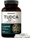 TUDCA 500mg με OX Bile 125mg ανά υπηρεσία, 120 κάψουλες – Bile Salts Υποστήριξη, Υψηλή Απορρόφηση Livamate Formula 