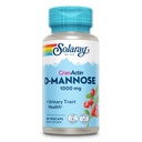 Solaray D-Mannose 1000mg με CranActin Cranberry Extract - D Mannose Cranberry συμπλήρωμα με βιταμίνη C - Υποστηρίζει την ουρολοίμωξη και την αιμορραγία υγεία - Vegan, 60 ημέρα εγγύηση, 30 υπηρεσίες, 60 VegCaps