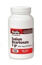 Ράγκμπι Νάτριο BICARB 5GR TAB Νάτριο BICARBONATE-325 MG Λευκό 1000 δισκία UPC 305361046101