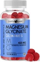 Γλυκινικό μαγνήσιο Glycinate Gummies - Υψηλής ισχύος συμπλήρωμα μαγνησίου με μέγιστο 423mg στοιχειακό μαγνήσιο, προ και προβιοτικά 