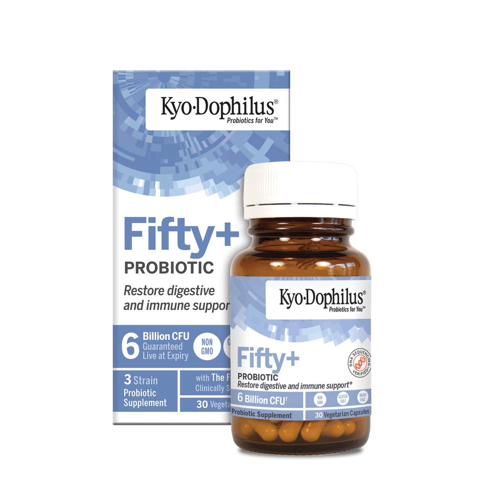 Kyo-Dophilus 50 Plus Probiotic, 30 κόμης, 6 δισεκατομμύρια CFU