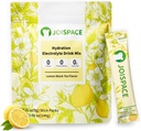 JOISPACE Electrolyte Drink Mix with Tea Polyphenols | Fast Hydration & Electrolytes Boost | Non-GMO, Vegan, Gluten-Free | Lemon Tea, 16 Servings