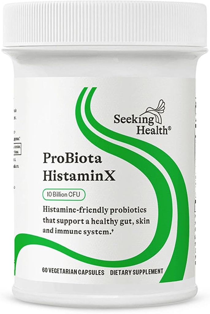 Αναζήτηση Υγείας ProBiota HistaminX - Συμπλήρωμα πέψης για την υποστήριξη της υγείας των ούρων - Υποστήριξη Ισταμίνης με Lactobacillus Plantarum & Lactobacillus Salivarius - Υποστήριξη Ανοσοποιητικό & Υγεία του δέρματος - 60 κάψουλες