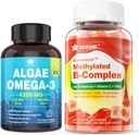 Σύμπλεγμα βιταμίνης Β πλήρων Gummies & Φυτικών Φυτικών Φυκιών Ωμέγα 3 1200mg συμπλήρωμα