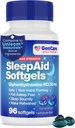 GenCare Maximum Strength Nighttime Sleep Aid Supplement for Adults Deep Sleep Pills with Diphenhydramine HCl 50mg to Fall Asleep Γρηγορότερα- Ισχυρό Μη-Habit Forming PM Sleeping Relief [96 Softgels]