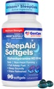 GenCare Maximum Strength Nighttime Sleep Aid Supplement for Adults Deep Sleep Pills with Diphenhydramine HCl 50mg to Fall Asleep Γρηγορότερα- Ισχυρό Μη-Habit Forming PM Sleeping Relief [96 Softgels]