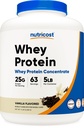 Nutricost Whey Protein Powder, Βανίλια, 5 λίβρες - Whey Protein Concentrate