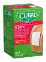 CURAD Plastic Adhesive Bandages 2" x 4", Not Made from Natural Rubber Latex, Pack of 600