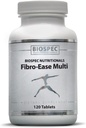 BIOSPEC NUTRITIONALS Fibro-Ease Multi - Περιέχει Ουσιώδεις Βιταμίνες & Ορυκτά - Υποστήριξη Παραγωγή Ενέργειας & Γενική Υγεία (120 Κάψουλες)