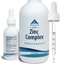 Anderson Ionic Zinc Complex, Υγρές σταγόνες για την υποστήριξη του ανοσοποιητικού, 15mg θειικό ψευδάργυρο ανά υπηρεσία, Ισορροπημένο Trace Mineral Dietary συμπλήρωμα για γυναίκες, άνδρες, 60 εξυπηρετούν, 2oz μπουκάλι
