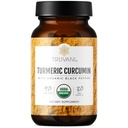 Truvani Organic Turmeric Curcumin Tablets 1.350 mg Κάθε - Φυσική Κοινή Υποστήριξη με Μαύρο Πιπέρι για Απορρόφηση - 90 Δισκία