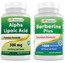 Best Naturals Alpha Lipoic Acid 300 mg & Berberine Plus 1000 mg