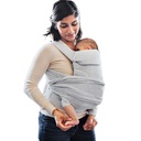 Boppy ComfyGrow Baby Carrier, 7-35lbs, Dove Gray, Newborn to Toddler με 3 θέσεις μεταφοράς, 3-stage ρυθμιζόμενη θέση και την υποστήριξη κεφαλής, βαμβακερό ύφασμα