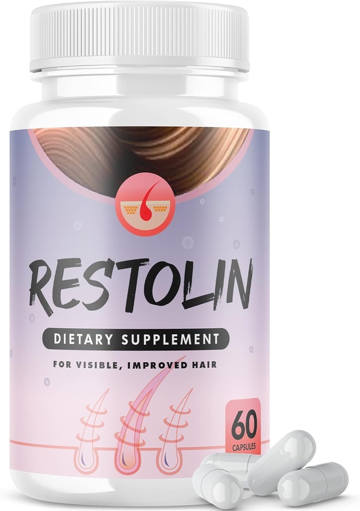 Restolin Advanced Hair Regrowth Growth Pills Supplement (60 Κάψουλες)