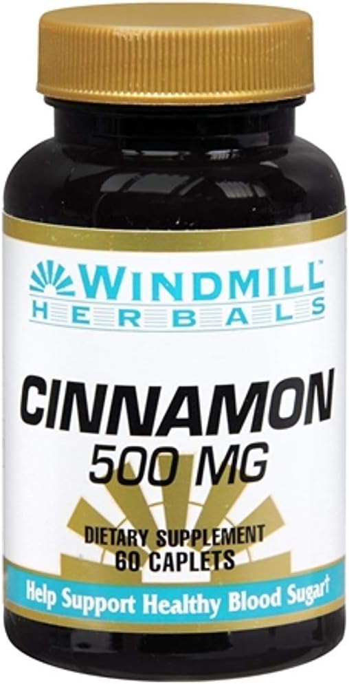 Κάψουλες κανέλας 500 Mg Ανεμόμυλος - 60 ea