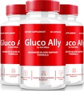 NutraRize (3 Pack) Gluco Ally Κάψουλες, επίσημη GlucoAlly Χάπια, Πλήρης Φόρμουλα Υποστήριξης, Όλα τα φυσικά συμπλήρωμα για να διατηρήσει υγιή επίπεδα, Premium Gluco-Ally Capsulas αναθεώρηση (180 κάψουλες)