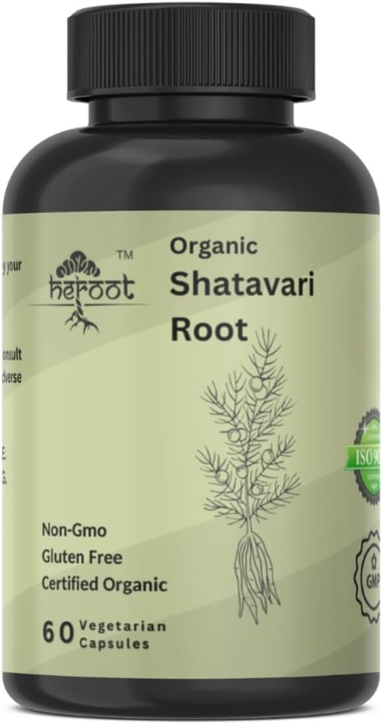Organic Shatavari Root 500mg (Asparagus racemosus) Εμμηνόρροια ανακούφισης, εμμηνόπαυση υποστήριξη, και την υγεία των γυναικών 